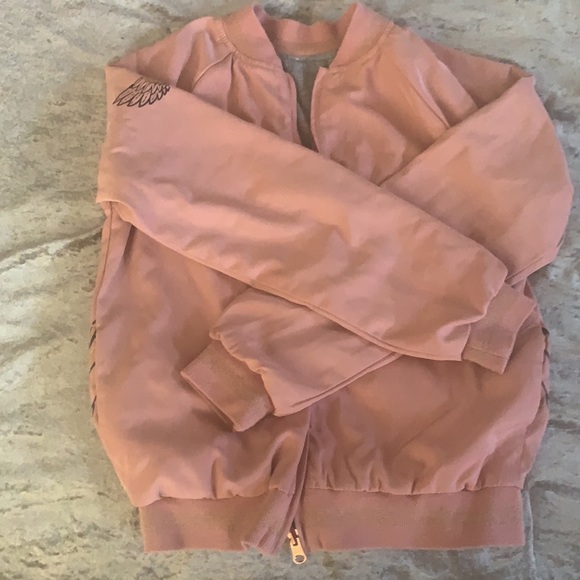 Reversible girl’s bomber jacket - Picture 3 of 13